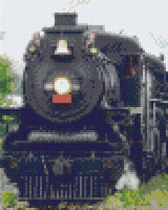 Locomotive Four [4] Baseplate PixelHobby Mini-mosaic Art Kit
